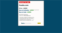 Desktop Screenshot of feedia.com