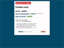Tablet Screenshot of feedia.com
